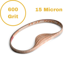 Load image into Gallery viewer, 1/4" Microfinishing Film 15 Micron - 600 Grit - 10 Pack