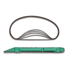 Load image into Gallery viewer, 1/2&quot; Sanding Detailer with 320 Grit Abrasive Belt
