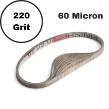 Load image into Gallery viewer, 1/4&quot; 3M Microfinishing Film 60 Micron - 220 Grit - 10 Pack
